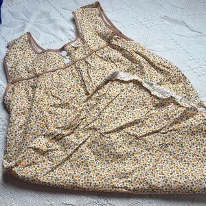 Vintage Floral Apron Dress